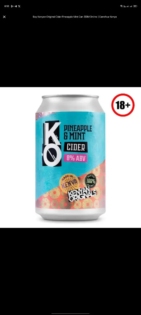 KO PINEAPPLE MINT 330ML